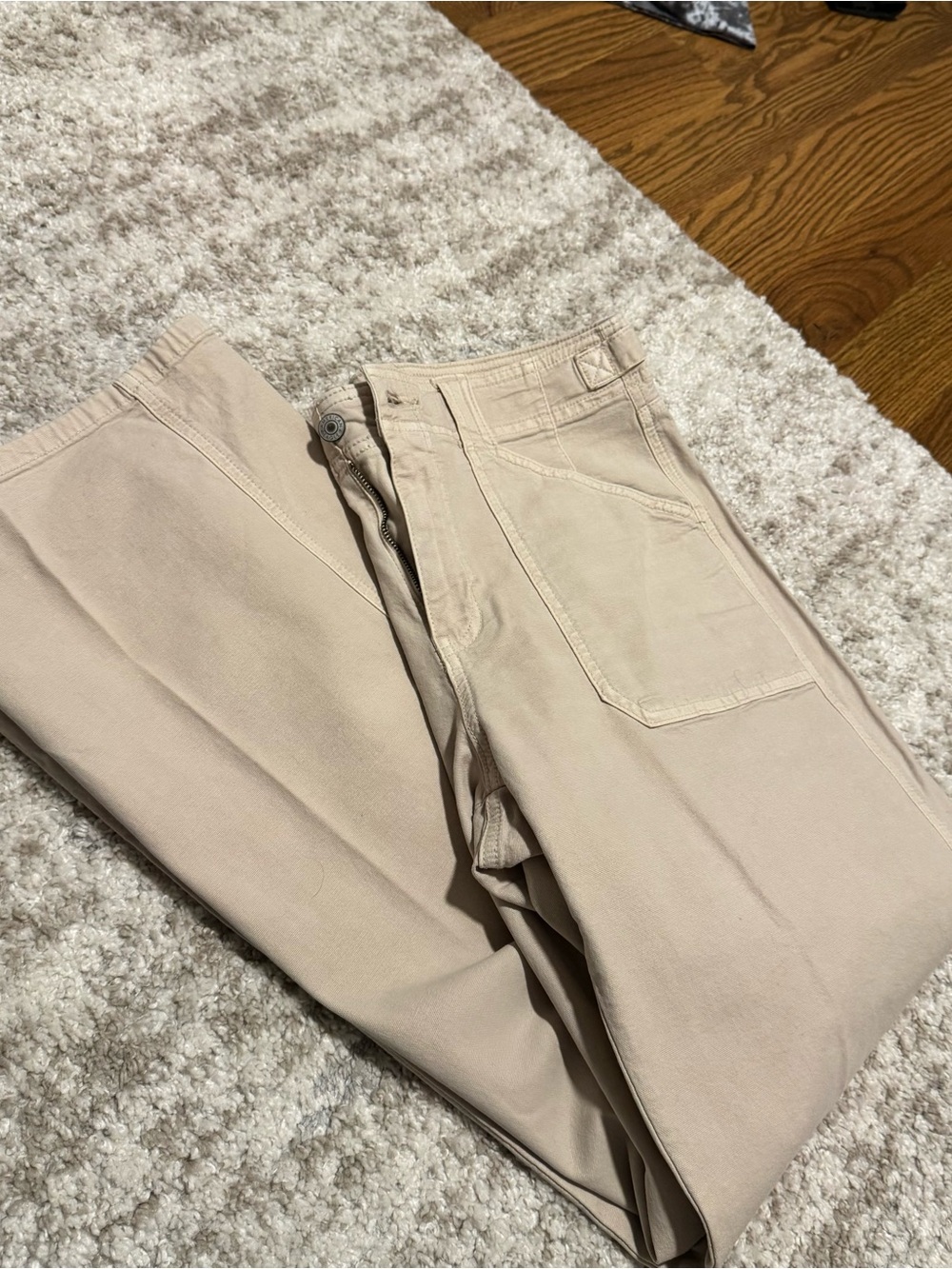 American Eagle Beige Utility Pocket Pants